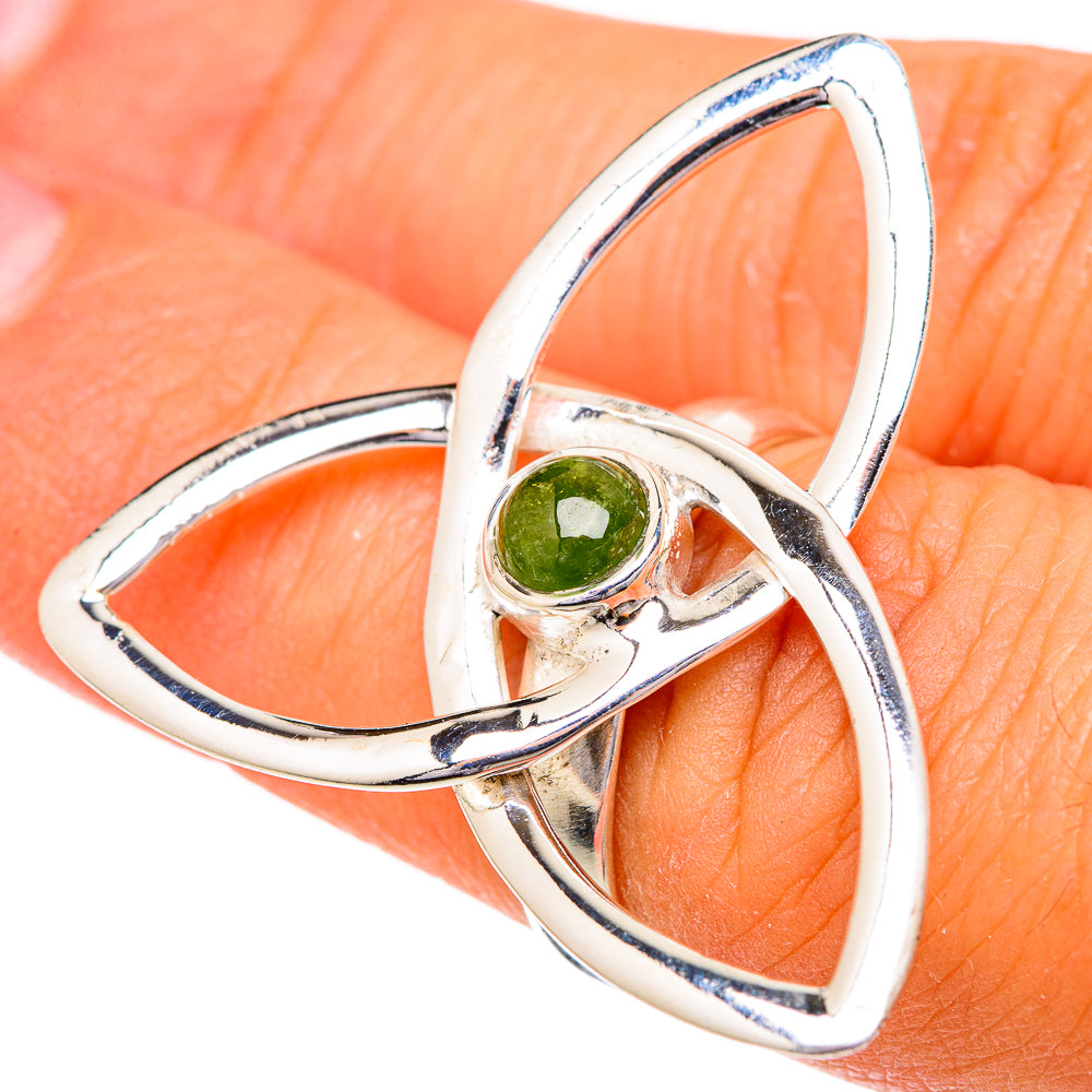 Peridot Rings handcrafted by Anasilvercos - RING104355