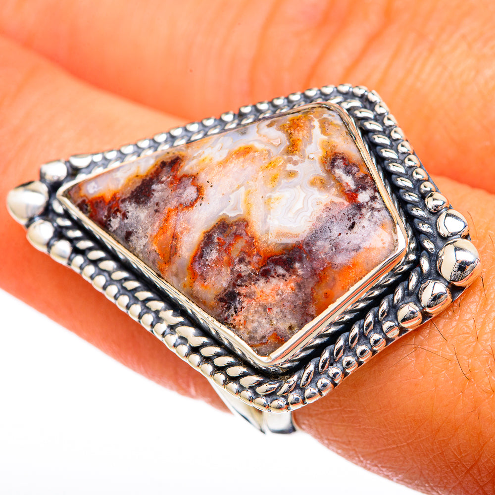 Ocean Jasper Rings handcrafted by Anasilvercos - RING104359