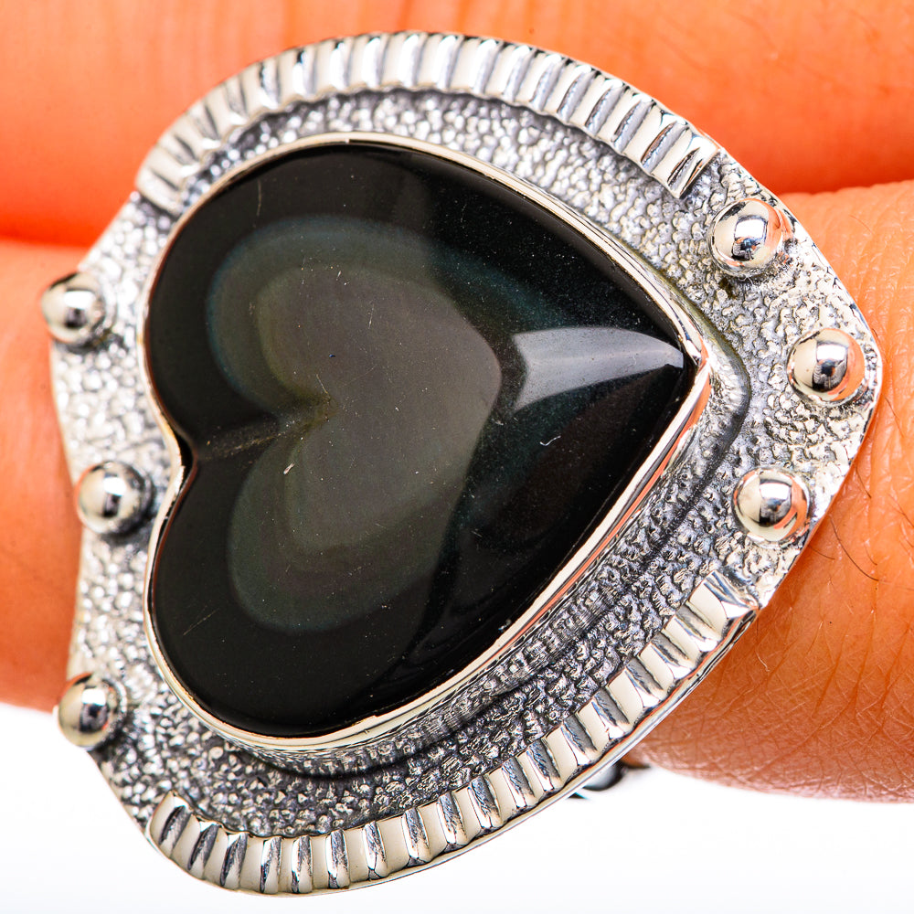 Black Onyx Rings handcrafted by Anasilvercos - RING104368