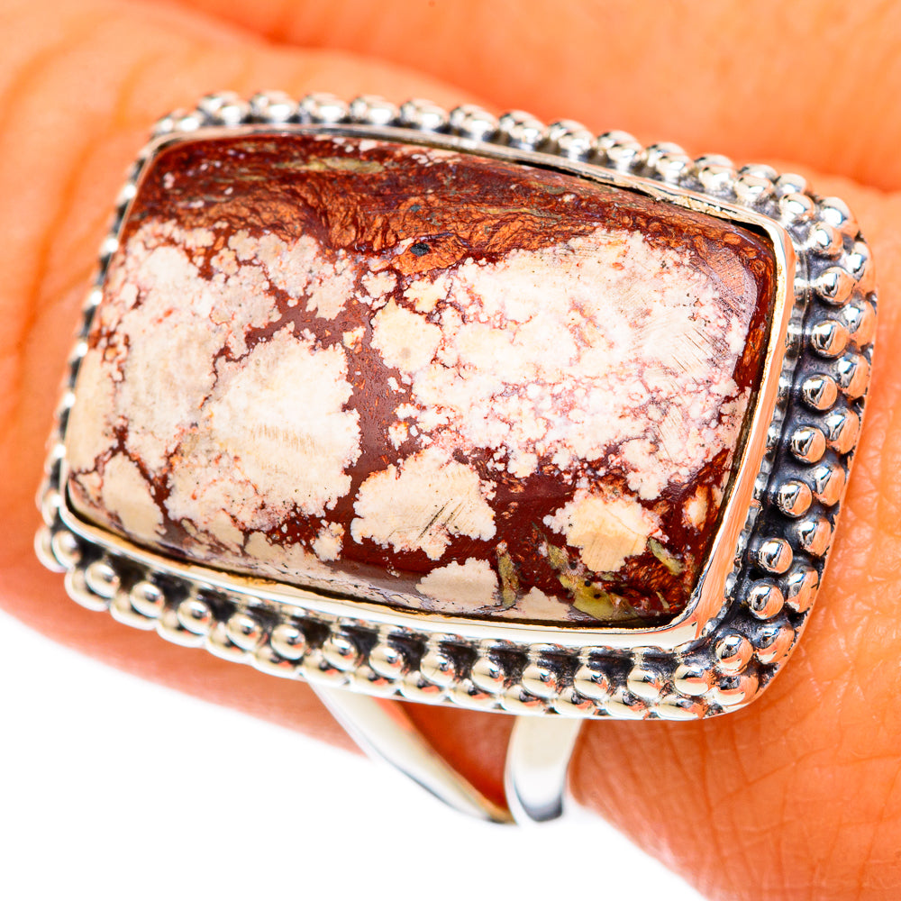 Wild Horse Jasper Rings handcrafted by Anasilvercos - RING104393