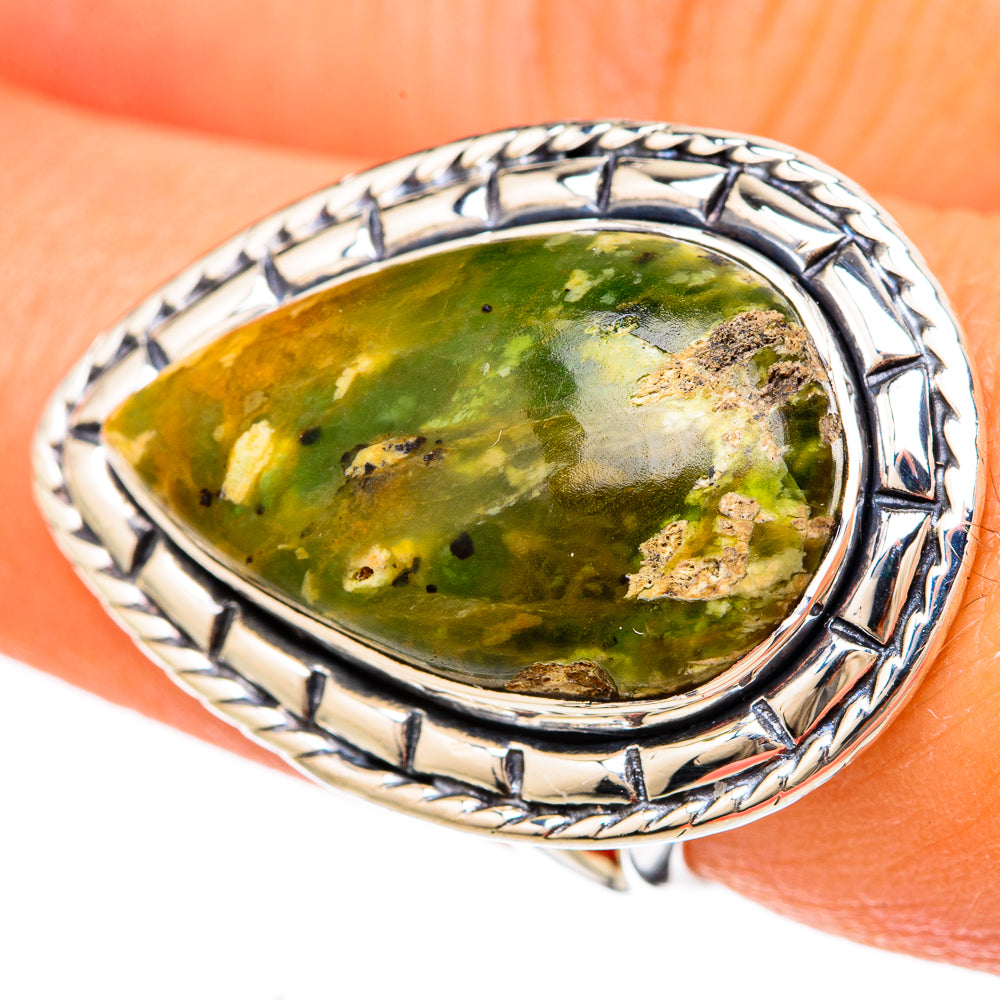 Rainforest Opal Rings handcrafted by Anasilvercos - RING104421
