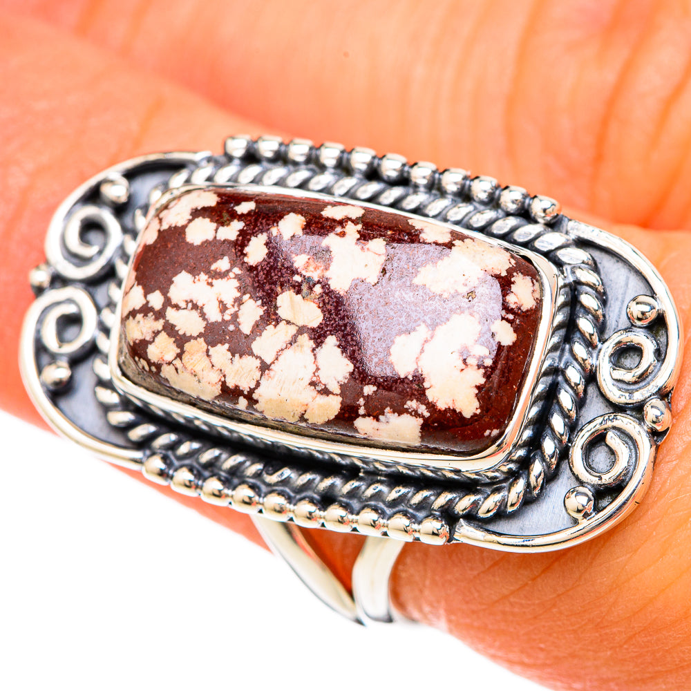 Peanut Wood Jasper Rings handcrafted by Anasilvercos - RING104424