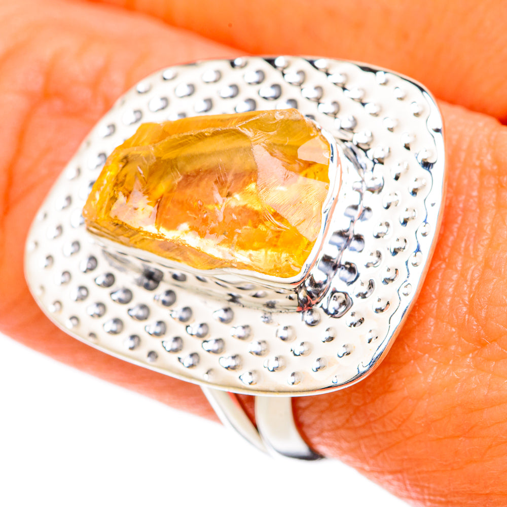 Citrine Rings handcrafted by Anasilvercos - RING104451