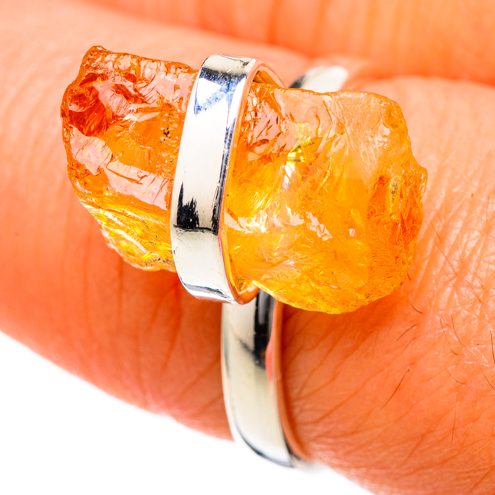 Citrine Rings handcrafted by Anasilvercos - RING104452