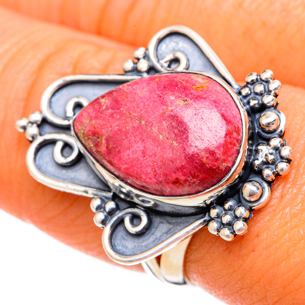 Thulite Rings handcrafted by Anasilvercos - RING104454