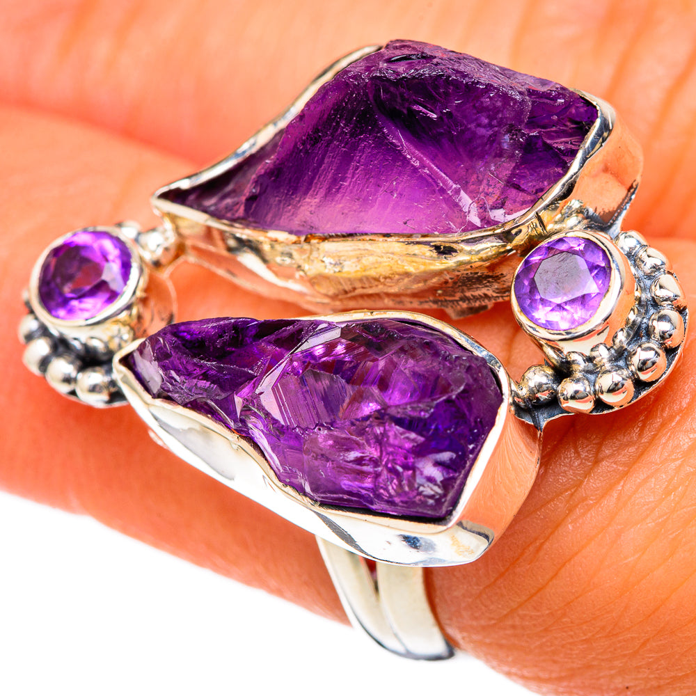 Amethyst Rings handcrafted by Anasilvercos - RING104478