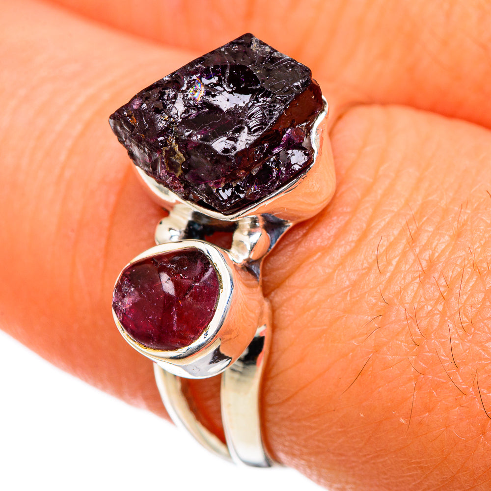 Garnet Rings handcrafted by Anasilvercos - RING104495