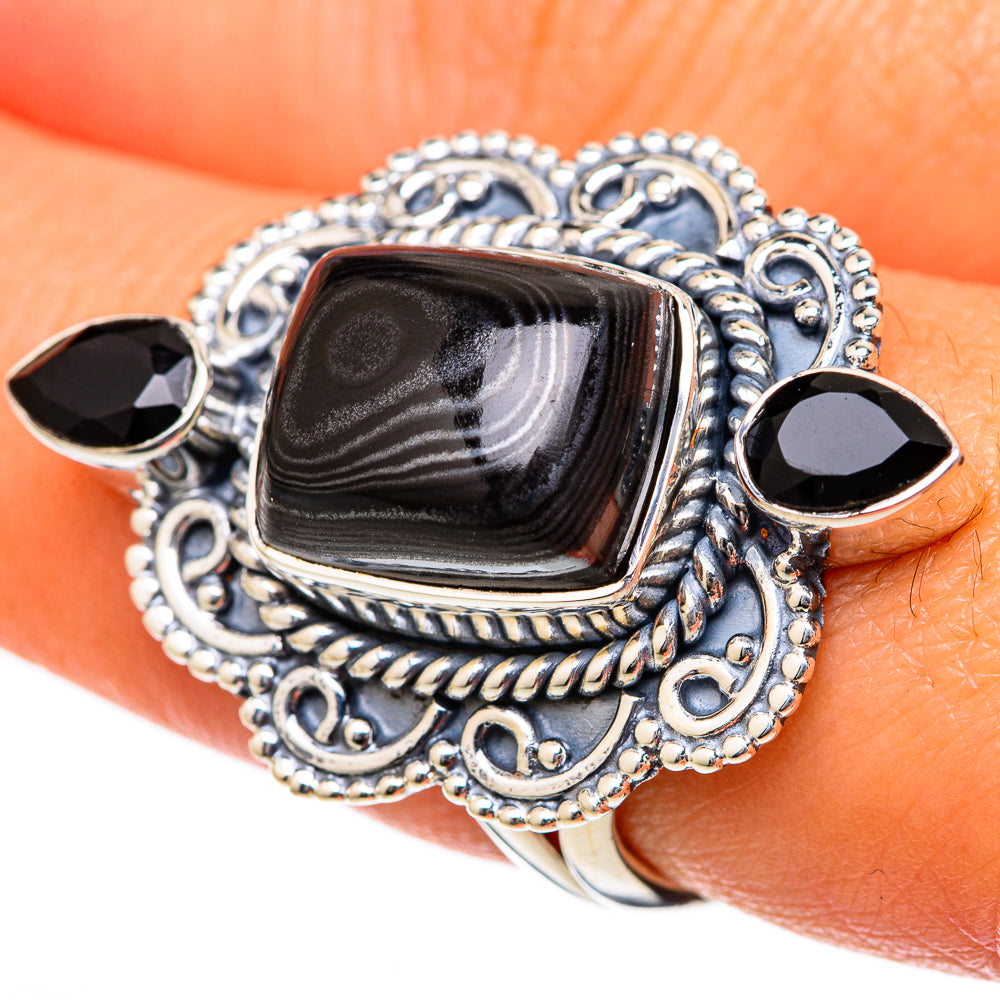 Psilomelane Rings handcrafted by Anasilvercos - RING104499