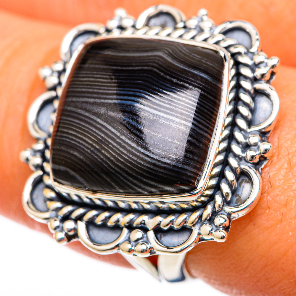 Psilomelane Rings handcrafted by Anasilvercos - RING104519