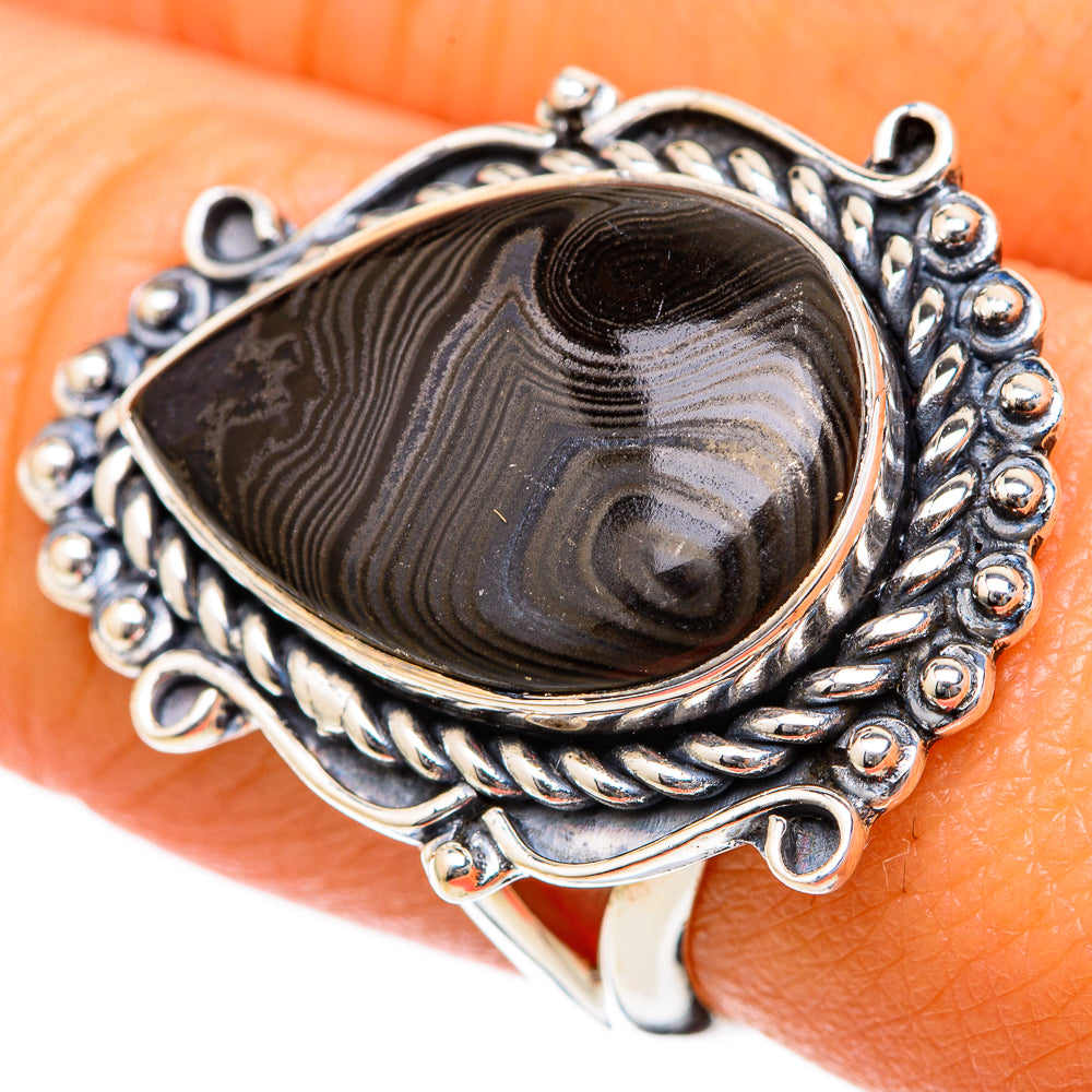 Psilomelane Rings handcrafted by Anasilvercos - RING104532