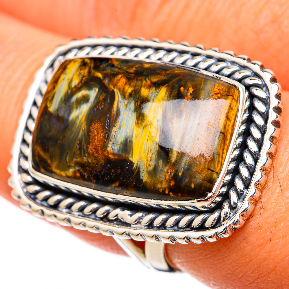 Pietersite Rings handcrafted by Anasilvercos - RING104535