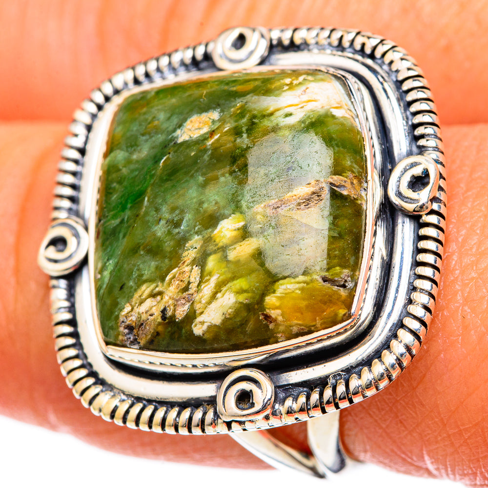 Ocean Jasper Rings handcrafted by Anasilvercos - RING104554