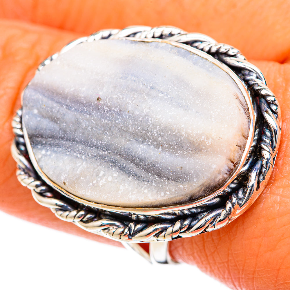 Desert Druzy Rings handcrafted by Anasilvercos - RING104588