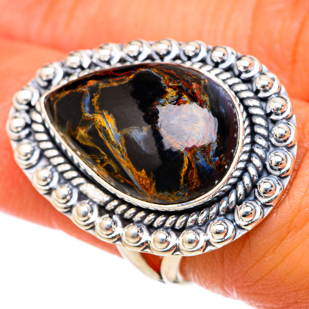 Pietersite Rings handcrafted by Anasilvercos - RING104610