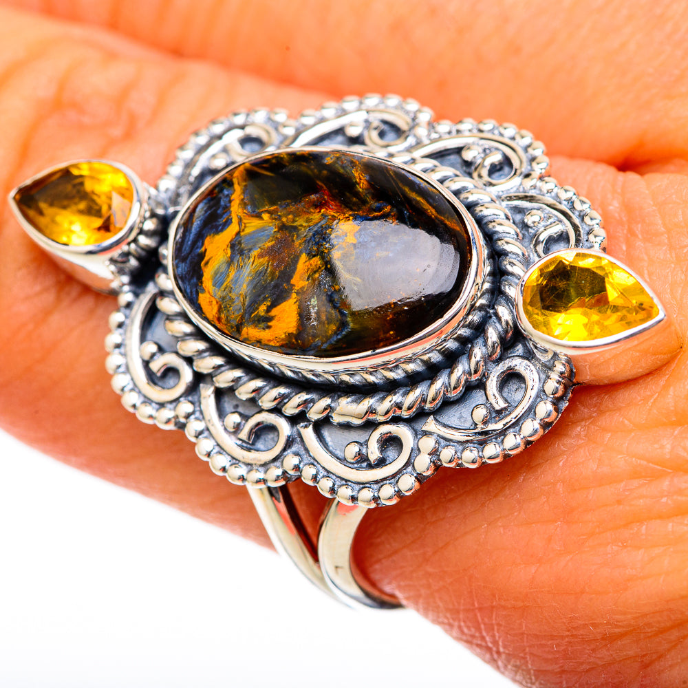 Pietersite Rings handcrafted by Anasilvercos - RING104650