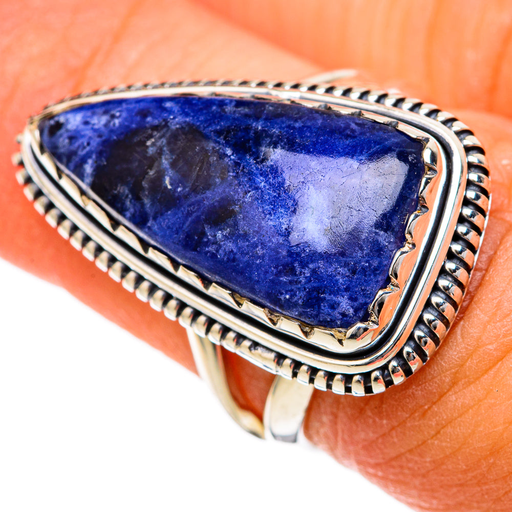 Sodalite Rings handcrafted by Anasilvercos - RING104657