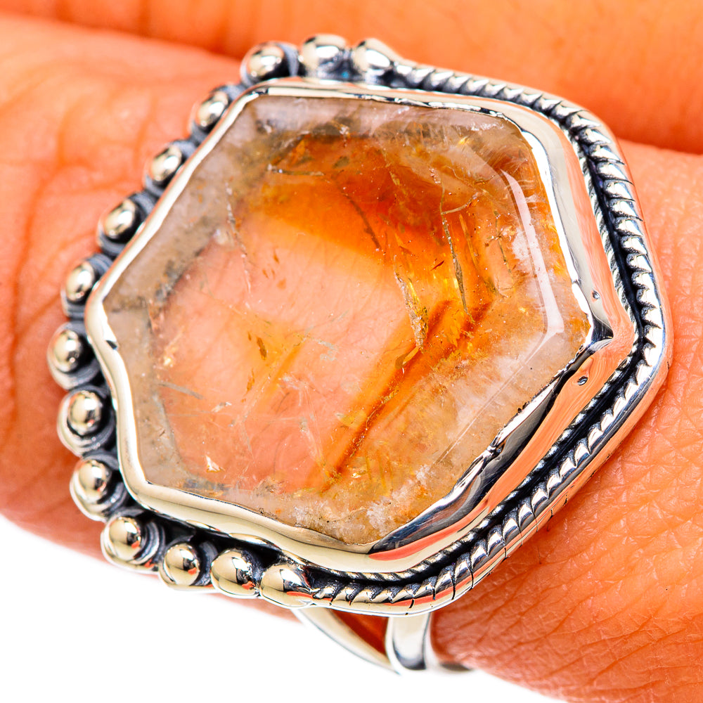 Citrine Rings handcrafted by Anasilvercos - RING104668