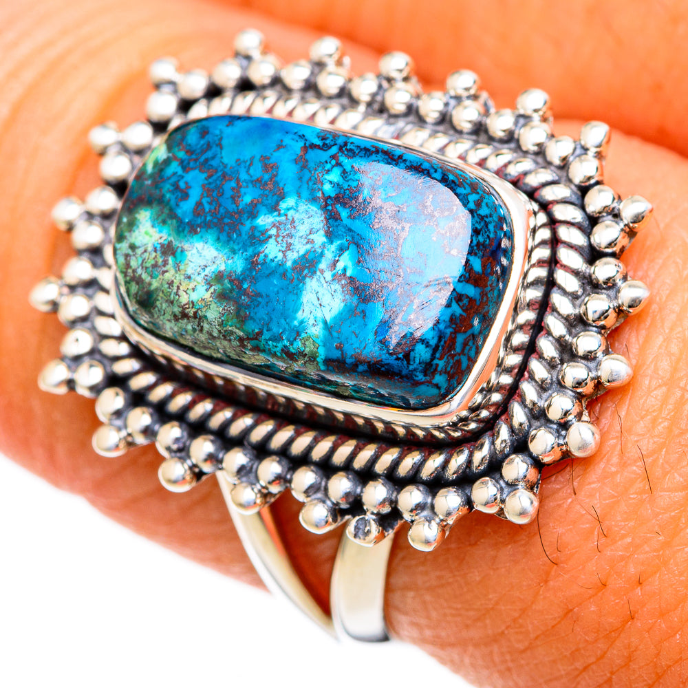 Tibetan Turquoise Rings handcrafted by Anasilvercos - RING104684
