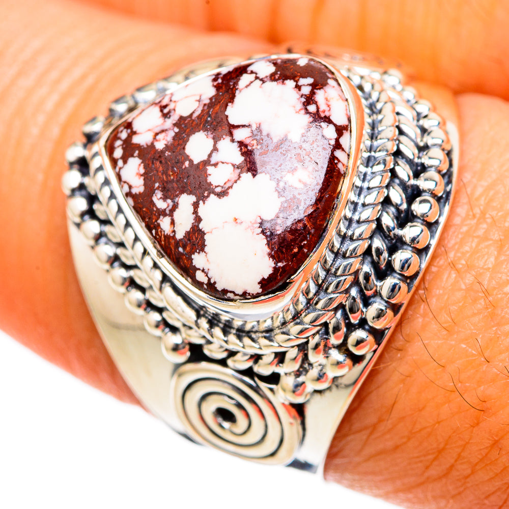 Wild Horse Jasper Rings handcrafted by Anasilvercos - RING104695