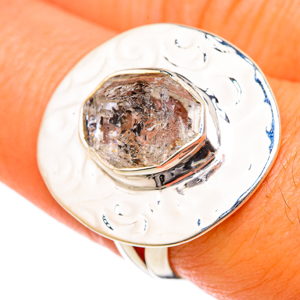 Herkimer Diamond Rings handcrafted by Anasilvercos - RING104704