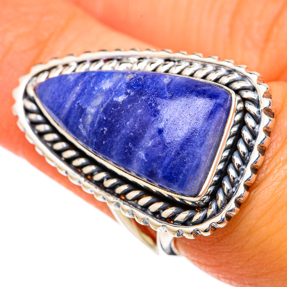 Sodalite Rings handcrafted by Anasilvercos - RING104709