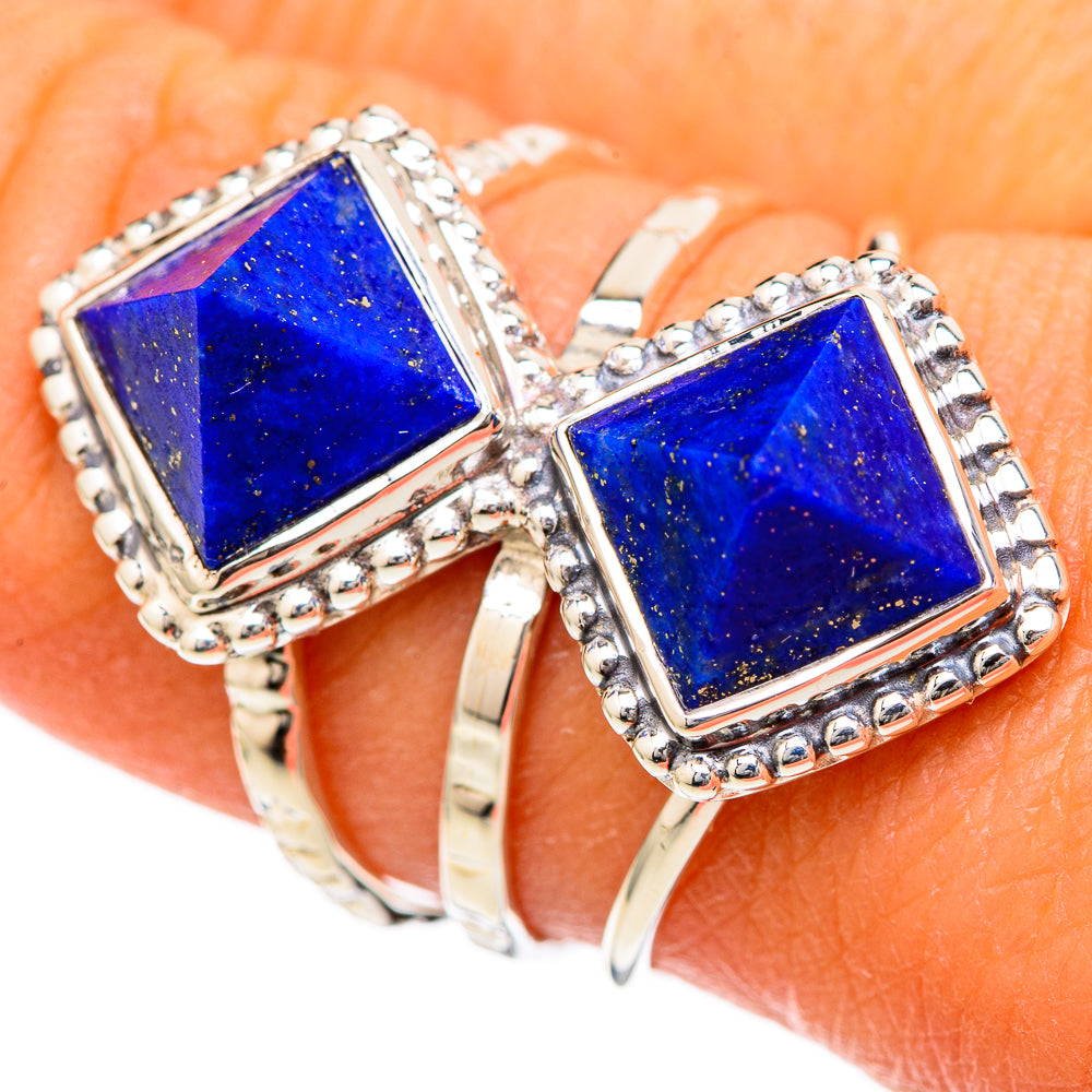 Lapis Lazuli Rings handcrafted by Anasilvercos - RING104721