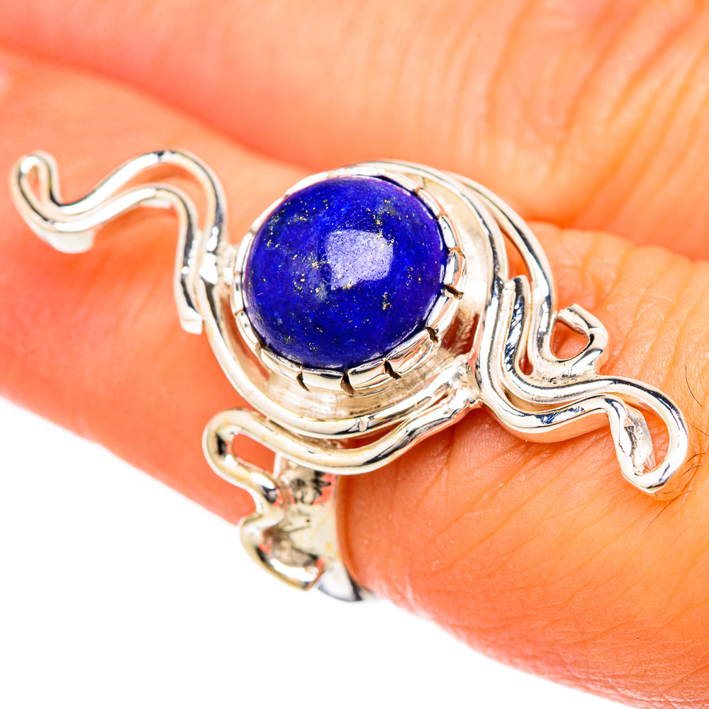 Lapis Lazuli Rings handcrafted by Anasilvercos - RING104725
