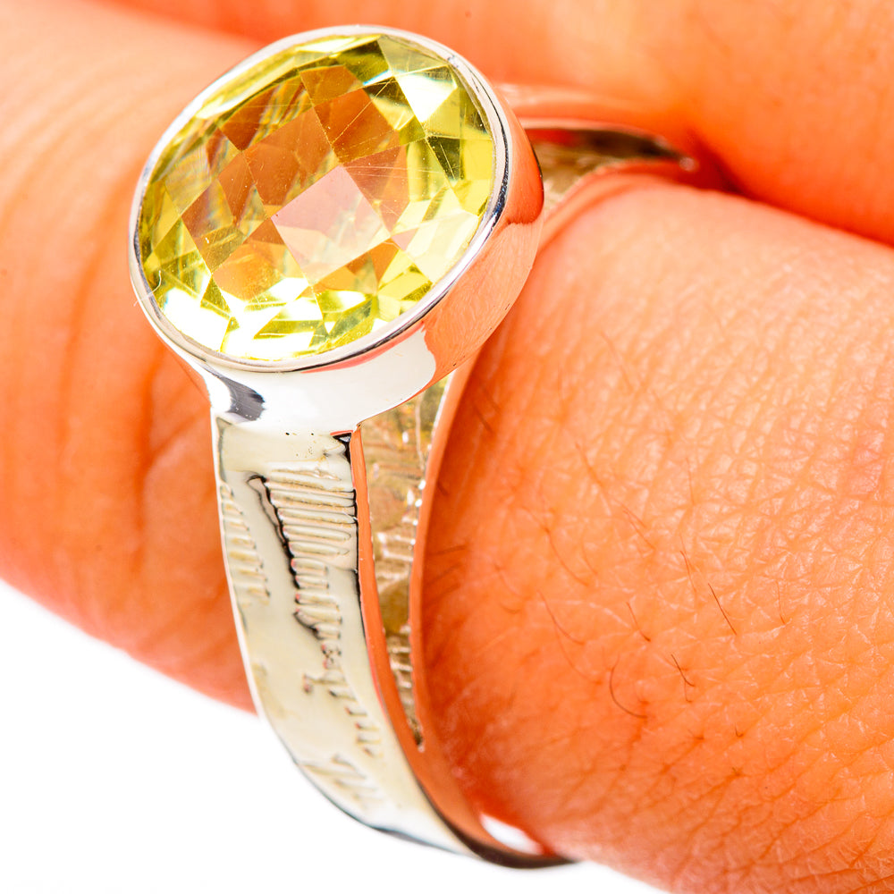 Citrine Rings handcrafted by Anasilvercos - RING104754