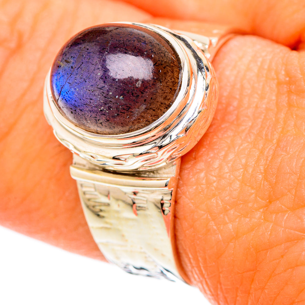 Labradorite Rings handcrafted by Anasilvercos - RING104755