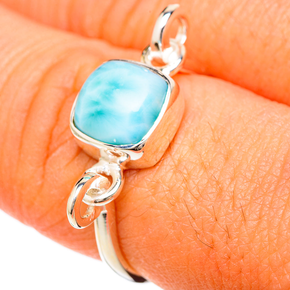 Larimar Rings handcrafted by Anasilvercos - RING104756