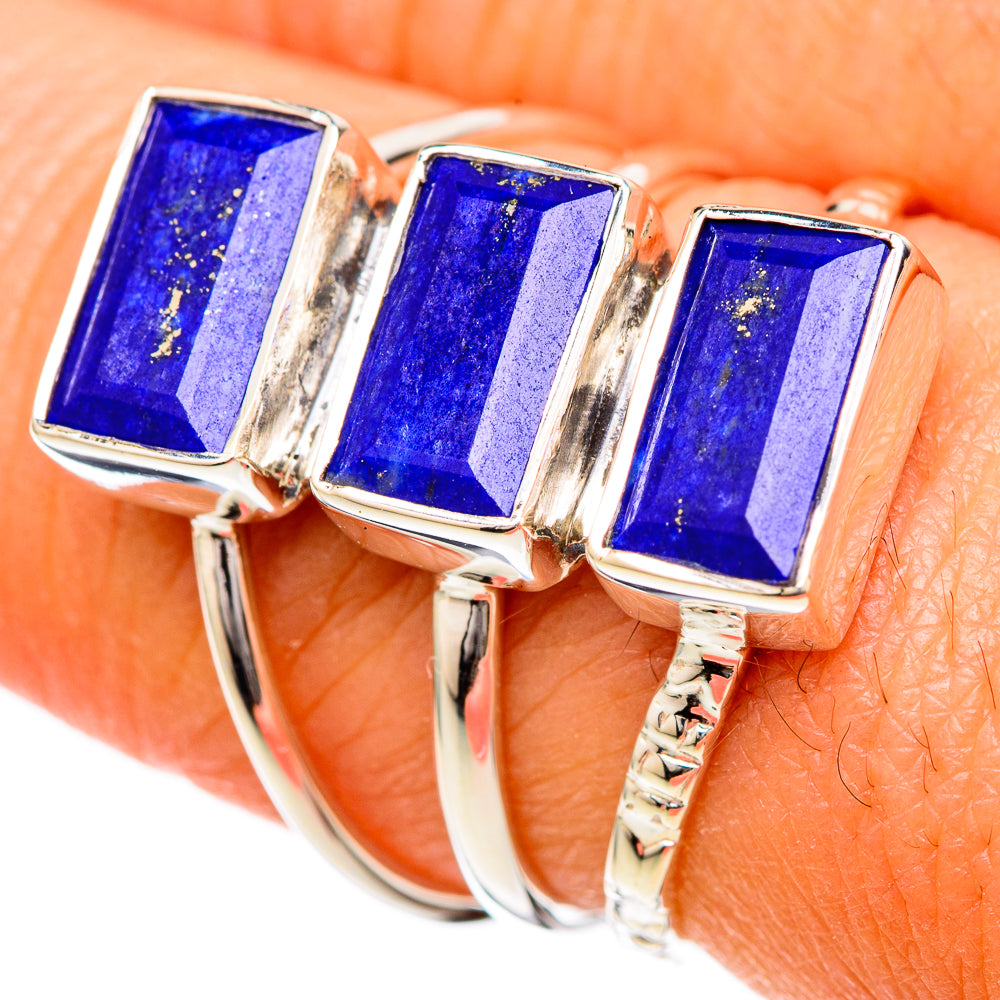 Lapis Lazuli Rings handcrafted by Anasilvercos - RING104798