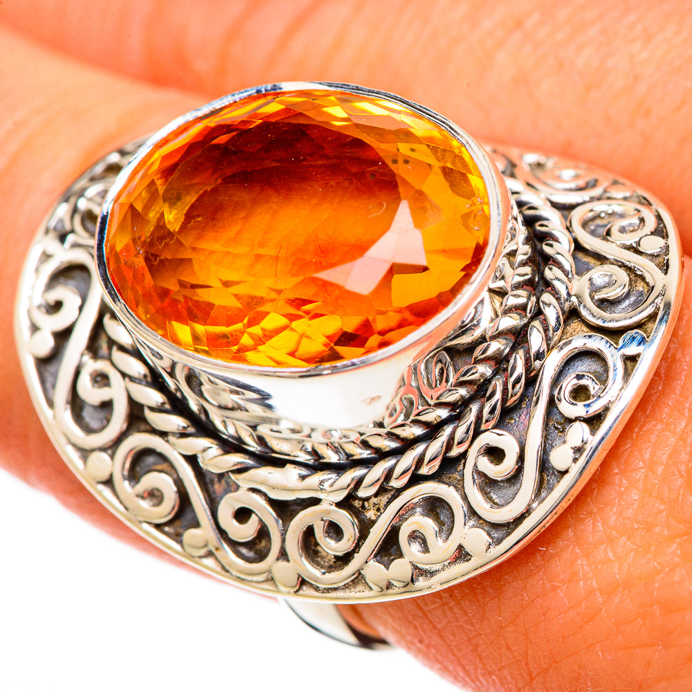Citrine Rings handcrafted by Anasilvercos - RING104883