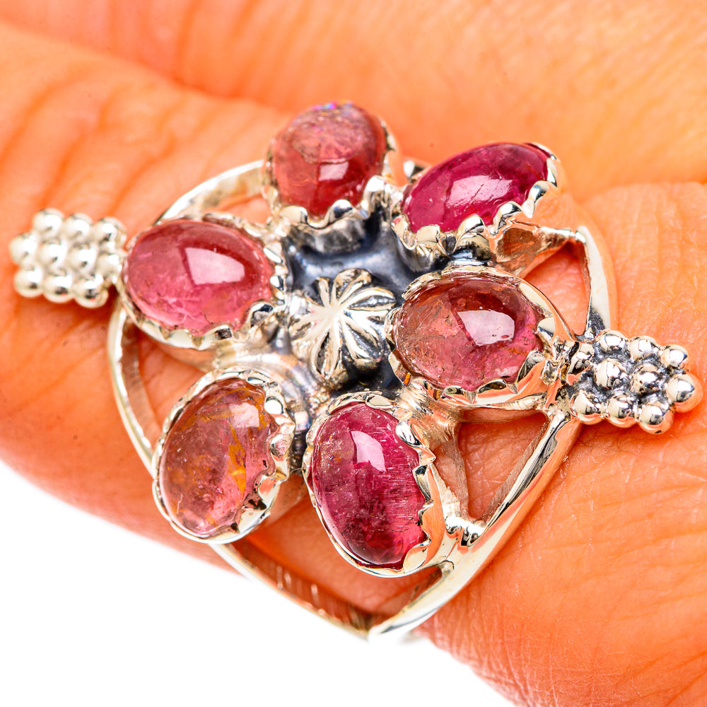 Pink Tourmaline Rings handcrafted by Anasilvercos - RING104885