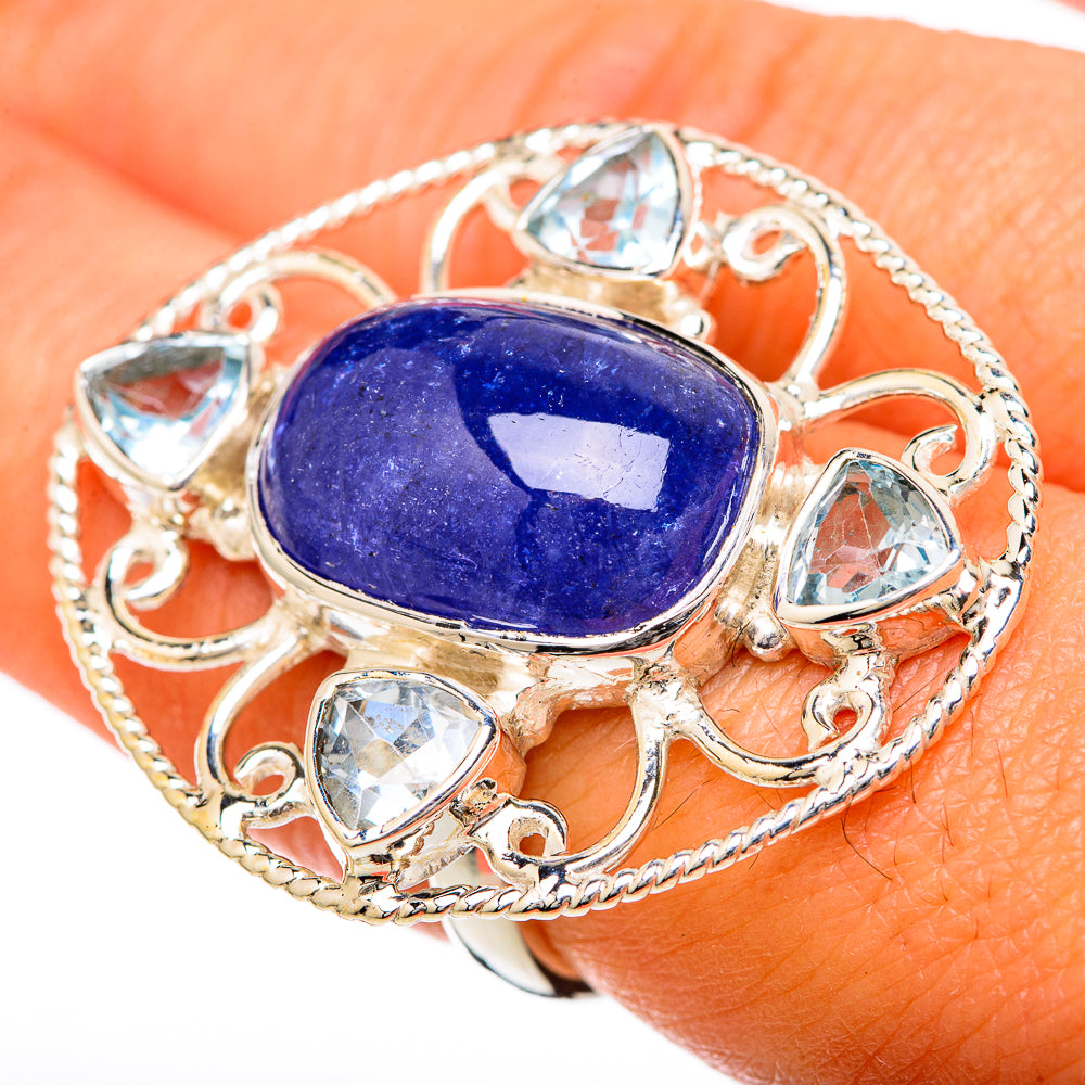 Tanzanite Rings handcrafted by Anasilvercos - RING104912