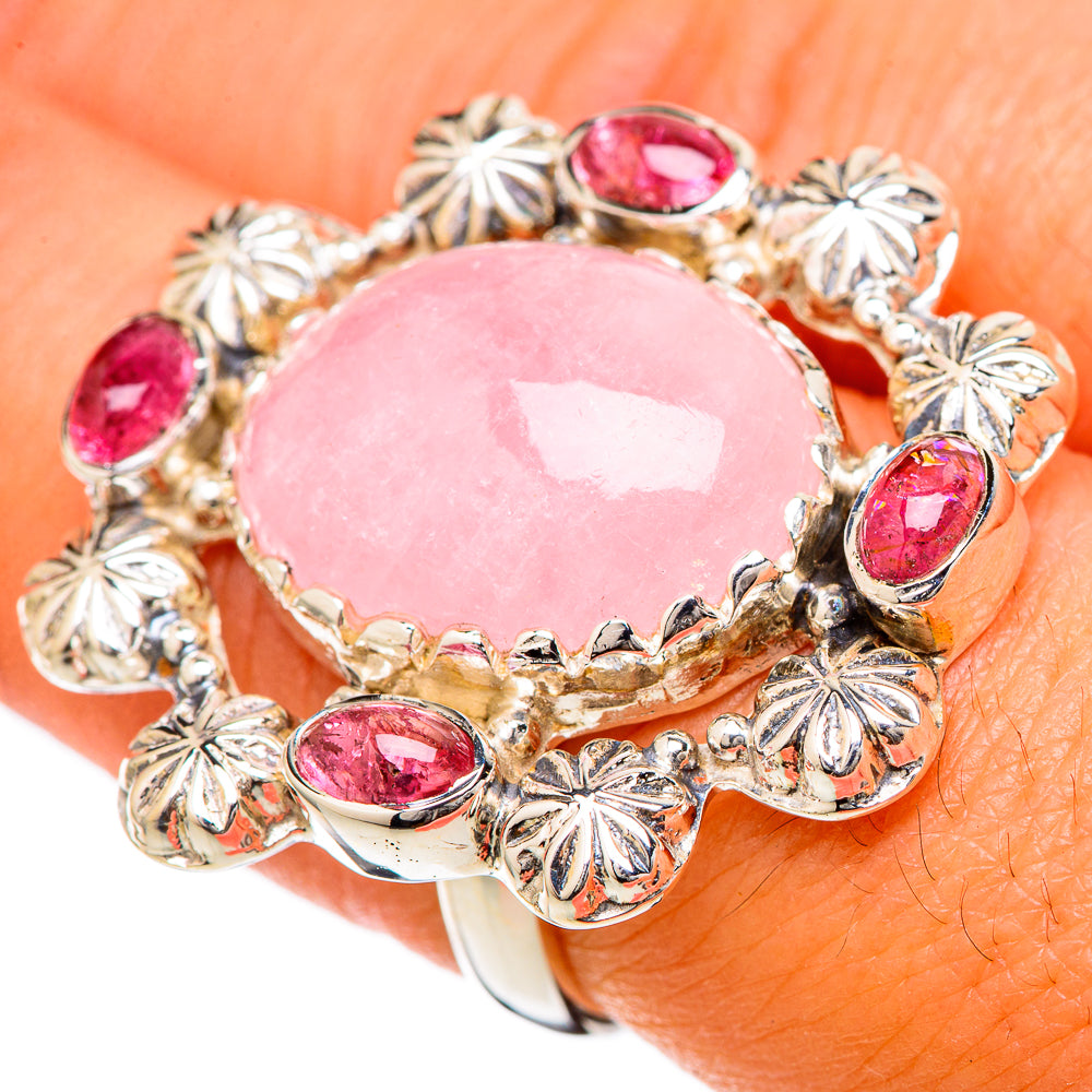 Morganite Rings handcrafted by Anasilvercos - RING104914