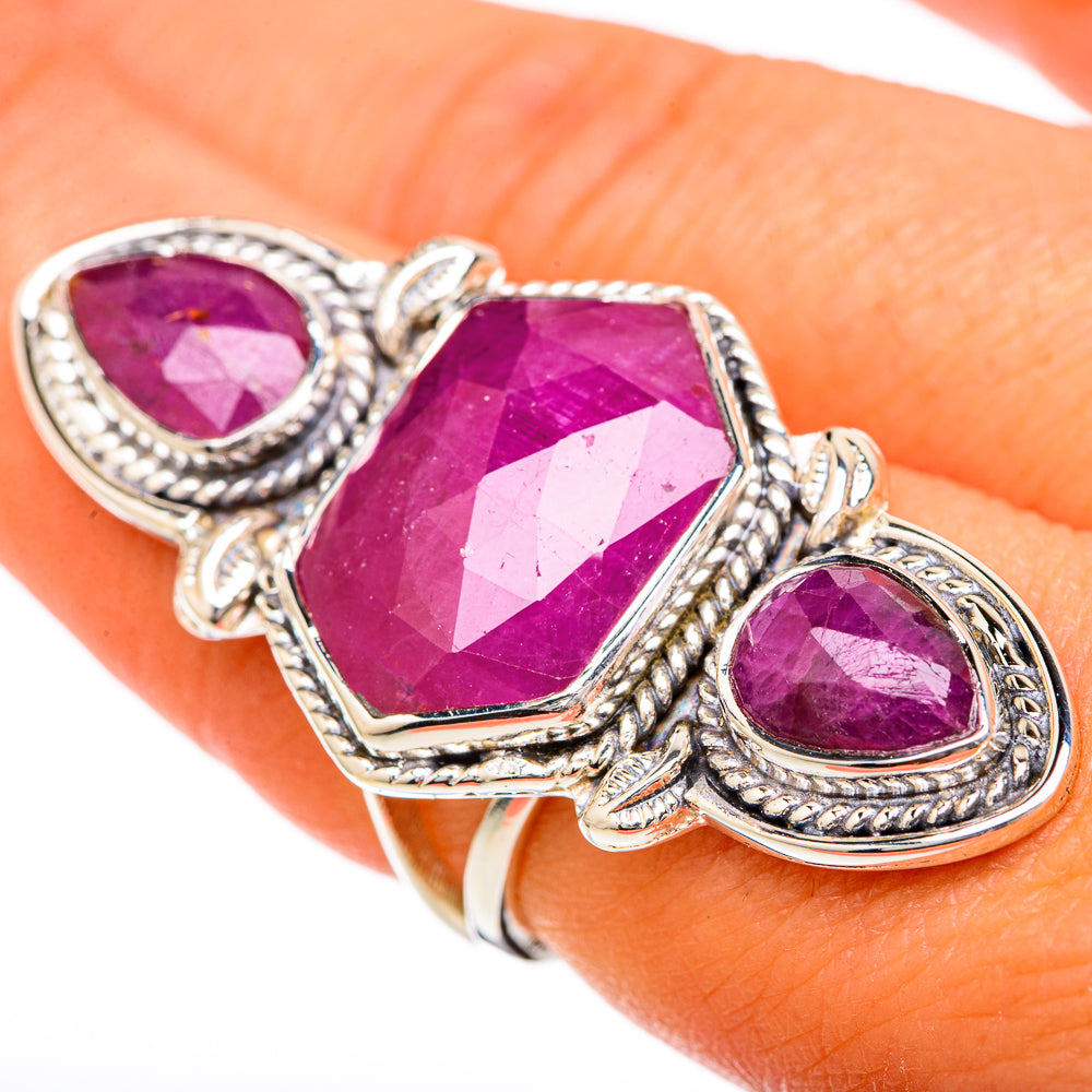 Ruby Rings handcrafted by Anasilvercos - RING104915