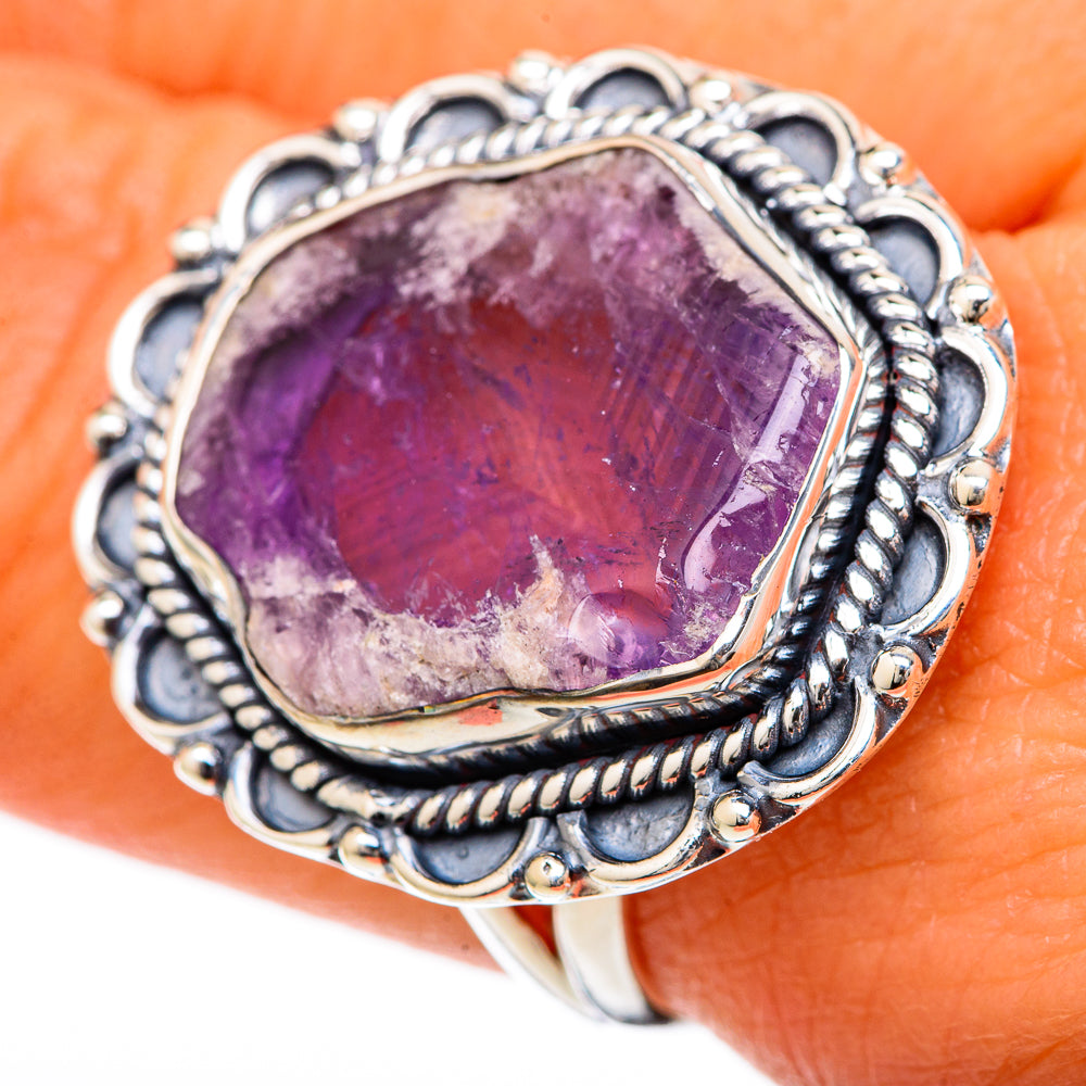 Amethyst Rings handcrafted by Anasilvercos - RING104924
