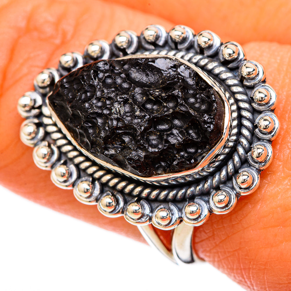 Tektite Rings handcrafted by Anasilvercos - RING104927