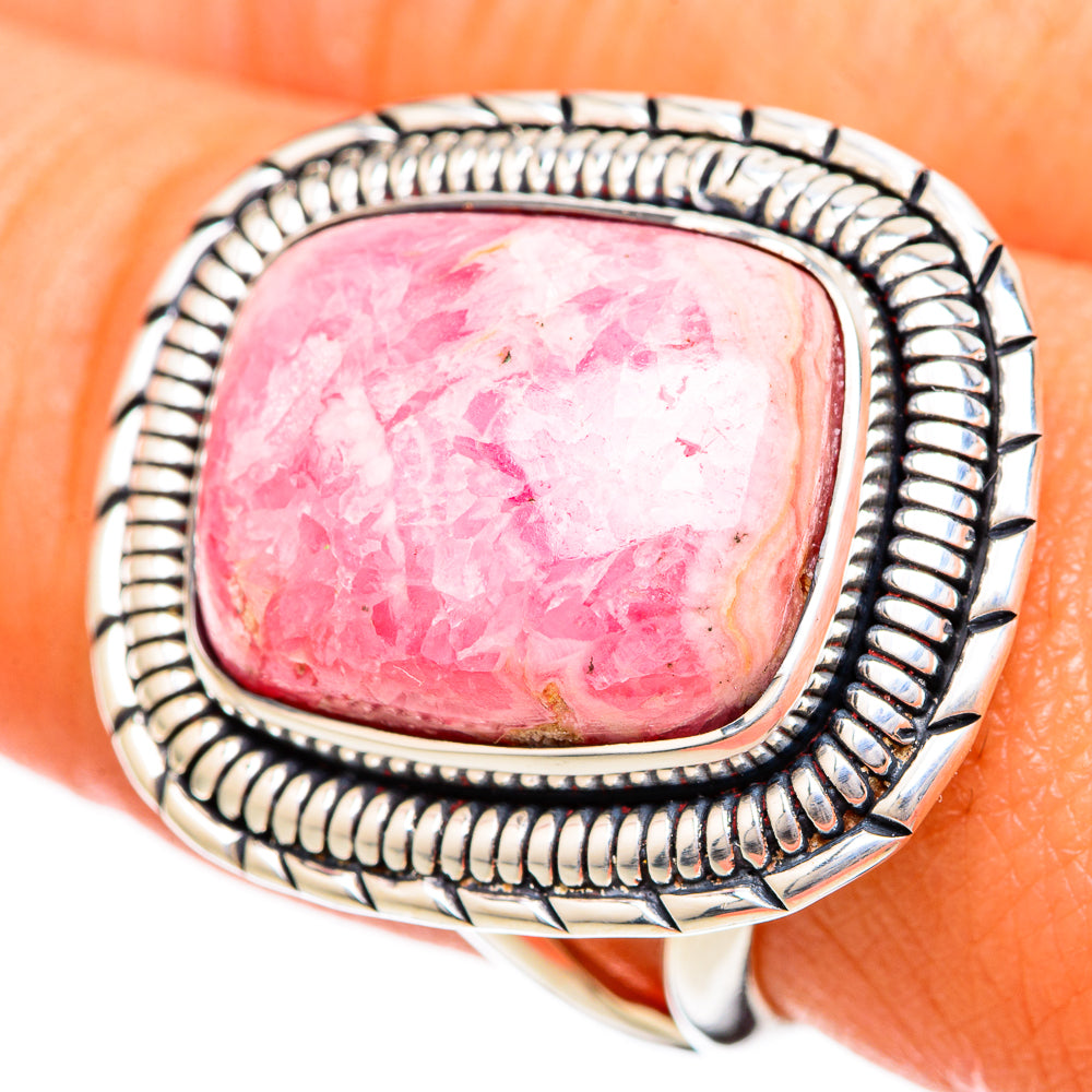 Rhodochrosite Rings handcrafted by Anasilvercos - RING104950