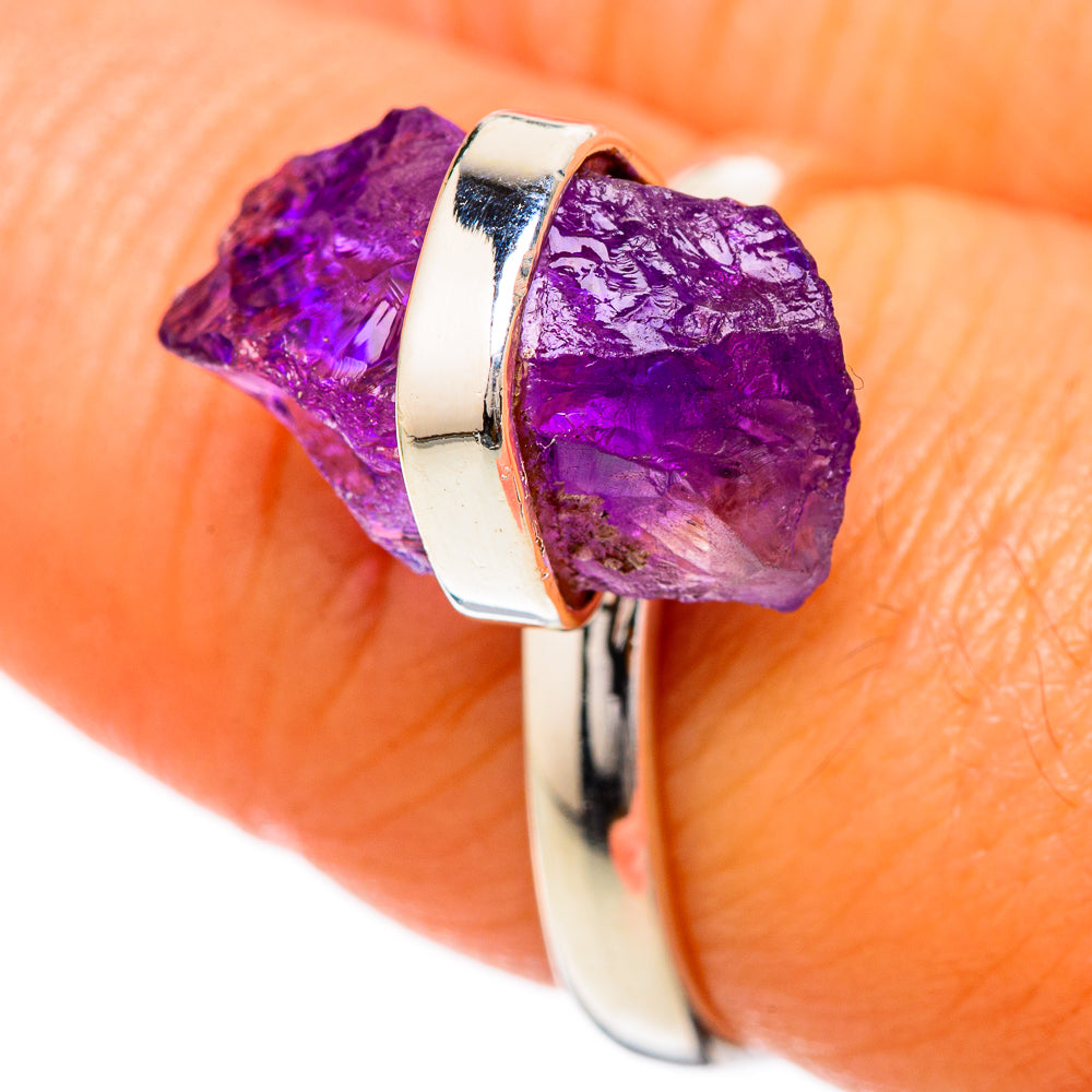 Amethyst Rings handcrafted by Anasilvercos - RING104956