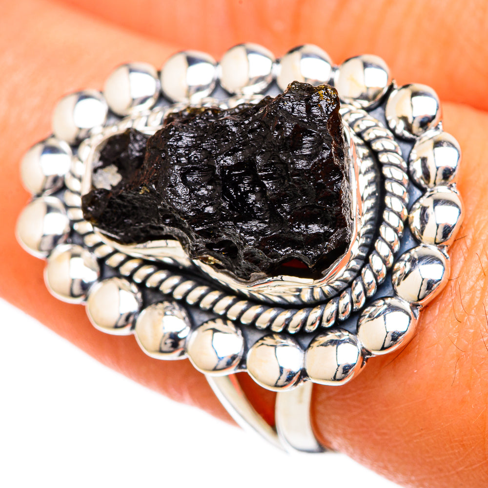 Tektite Rings handcrafted by Anasilvercos - RING104960