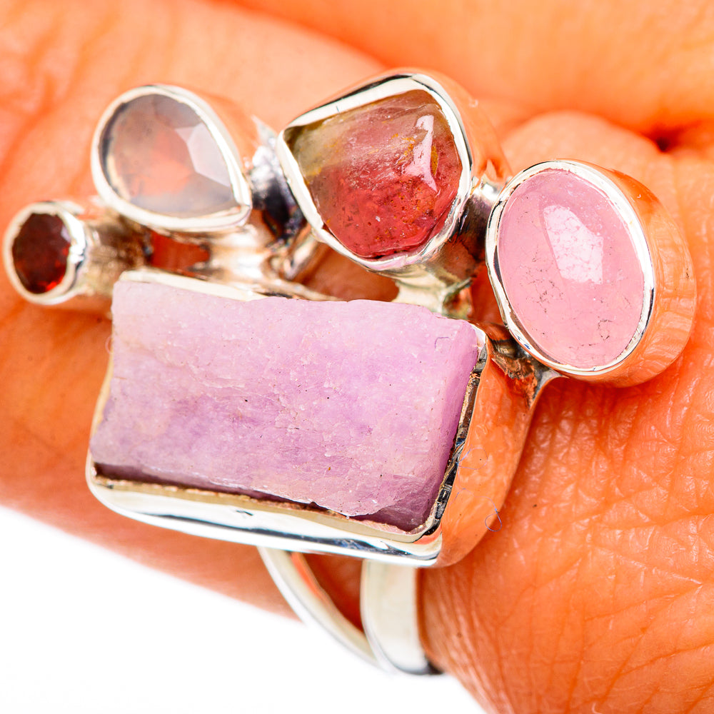 Rose Quartz Rings handcrafted by Anasilvercos - RING104981