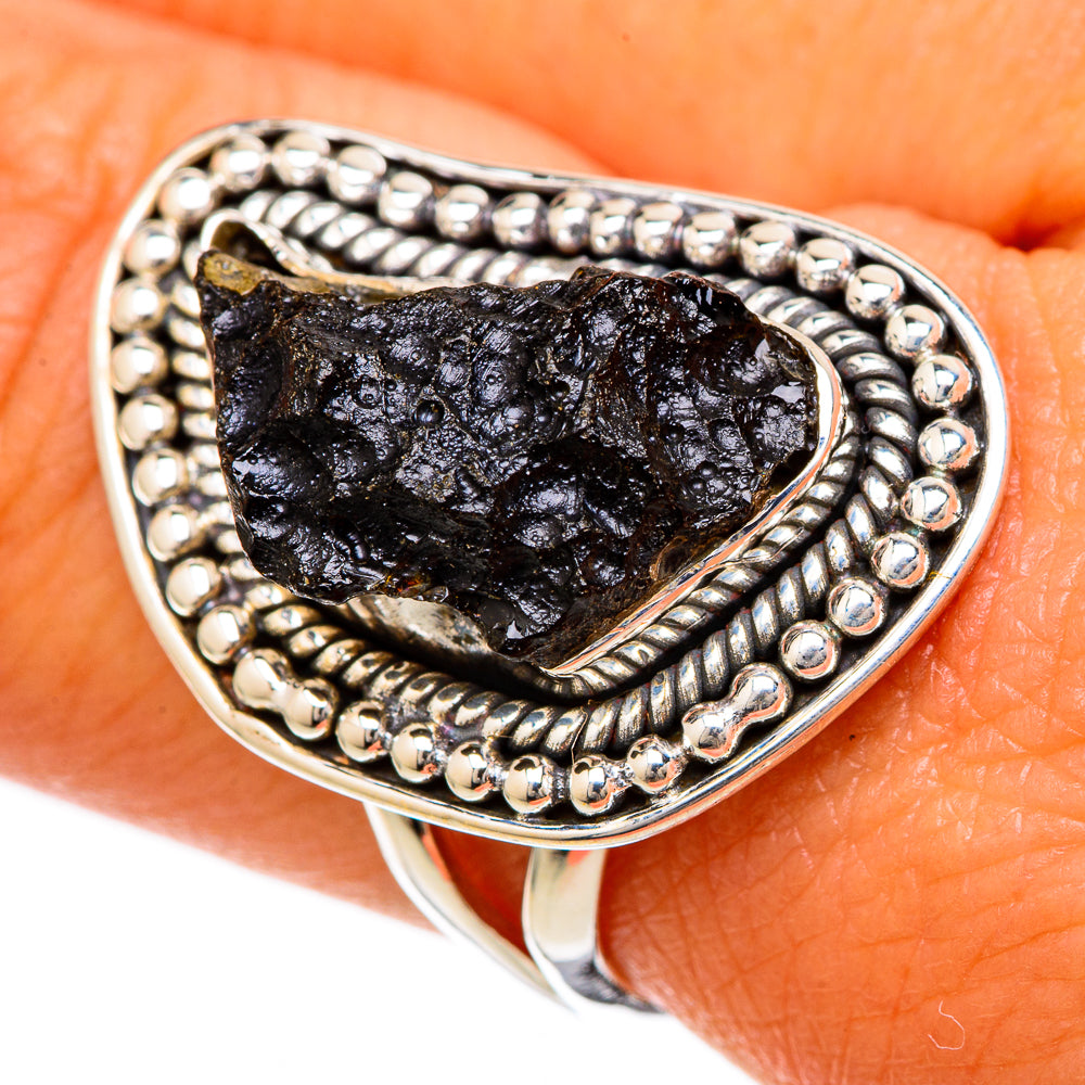 Tektite Rings handcrafted by Anasilvercos - RING104988