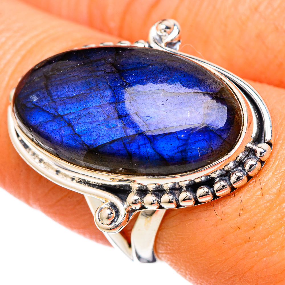 Labradorite Rings handcrafted by Anasilvercos - RING104998