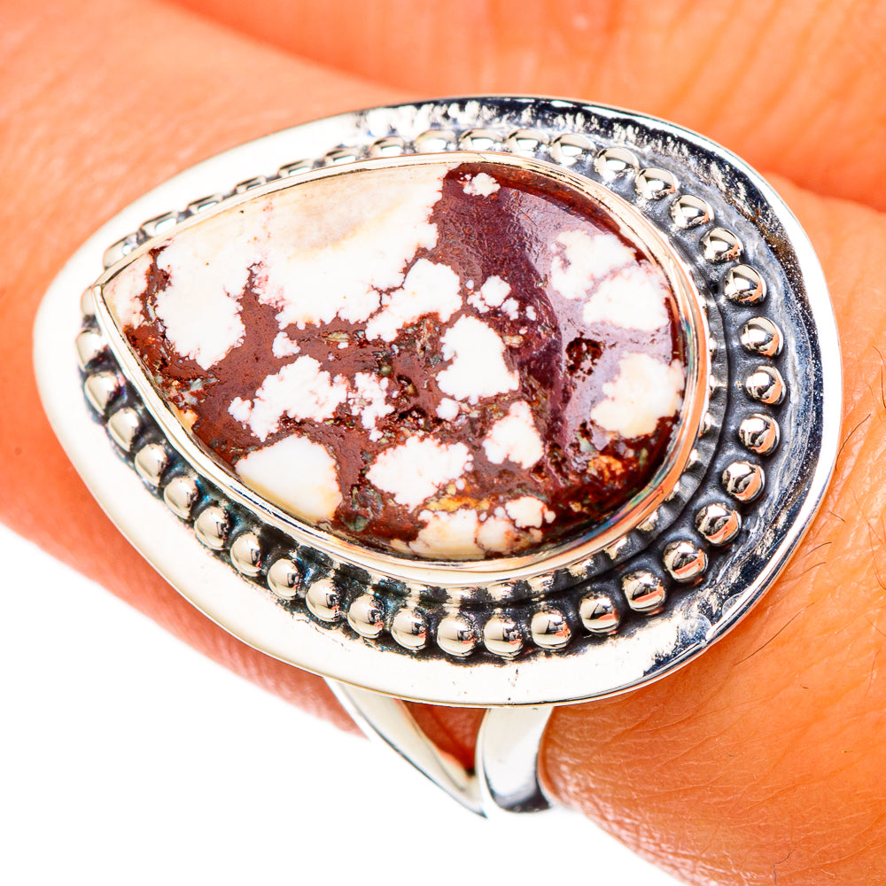 Wild Horse Jasper Rings handcrafted by Anasilvercos - RING105007