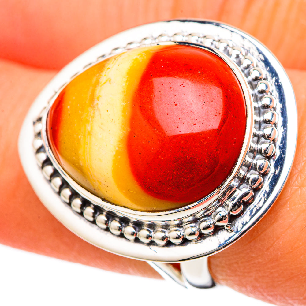 Mookaite Rings handcrafted by Anasilvercos - RING105027