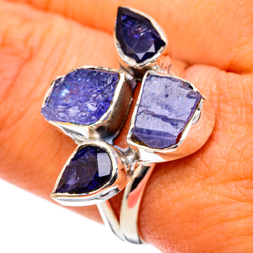 Tanzanite Rings handcrafted by Anasilvercos - RING105037