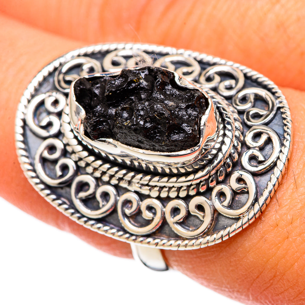 Tektite Rings handcrafted by Anasilvercos - RING105038