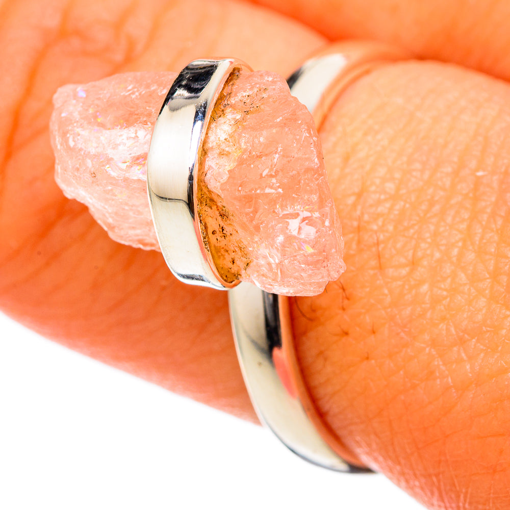 Morganite Rings handcrafted by Anasilvercos - RING105068