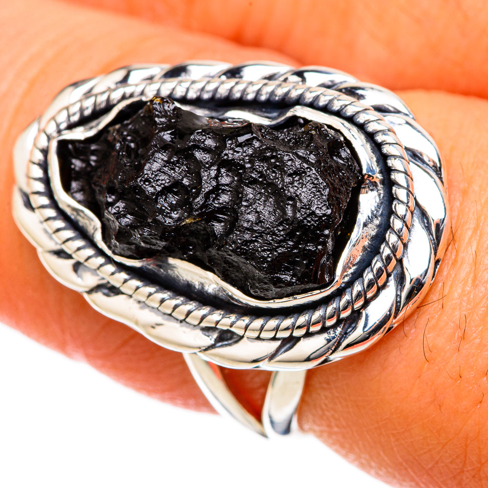 Tektite Rings handcrafted by Anasilvercos - RING105074